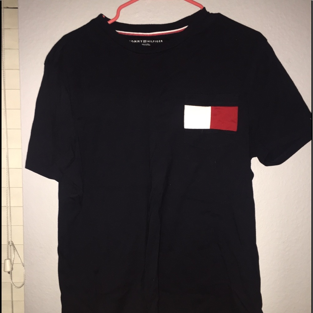 HILFIGER SHORT SLEEVE POCKET TEE
